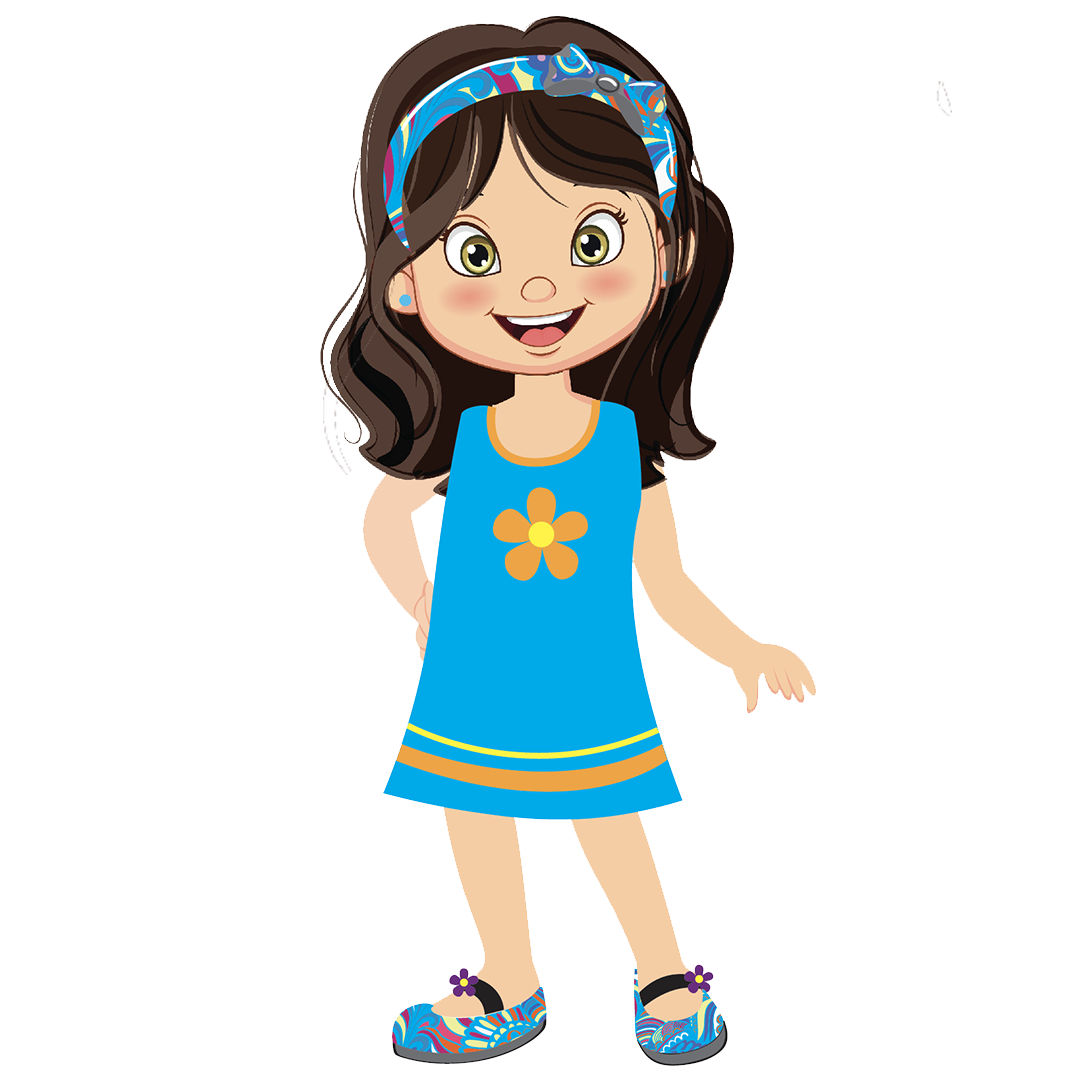 Niña Flor Celeste